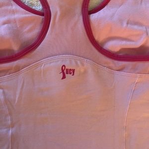 Lucy activewear sports tank with built in bra